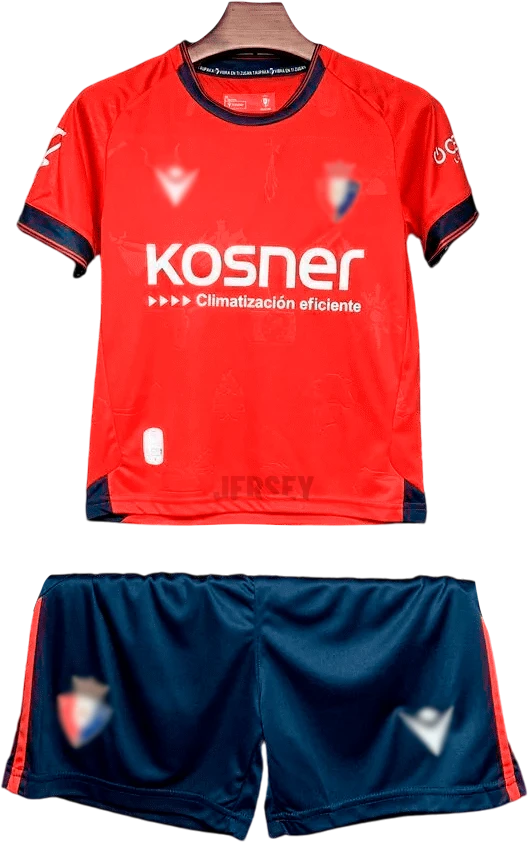 camiseta del osasuna 2024 25 versión infantil local