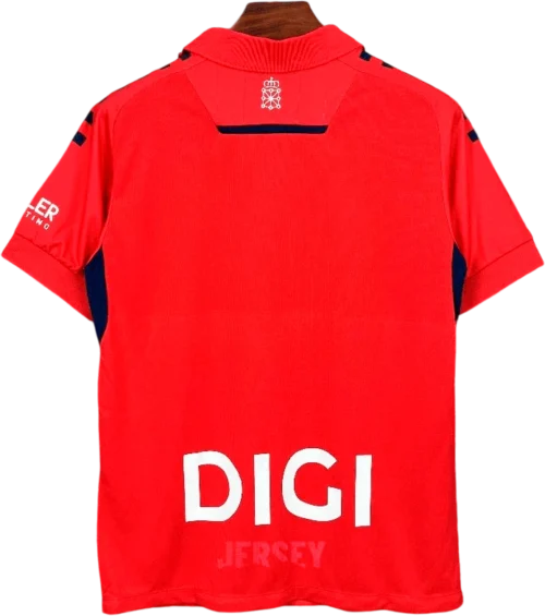 camiseta del osasuna 2025 26 local reverso