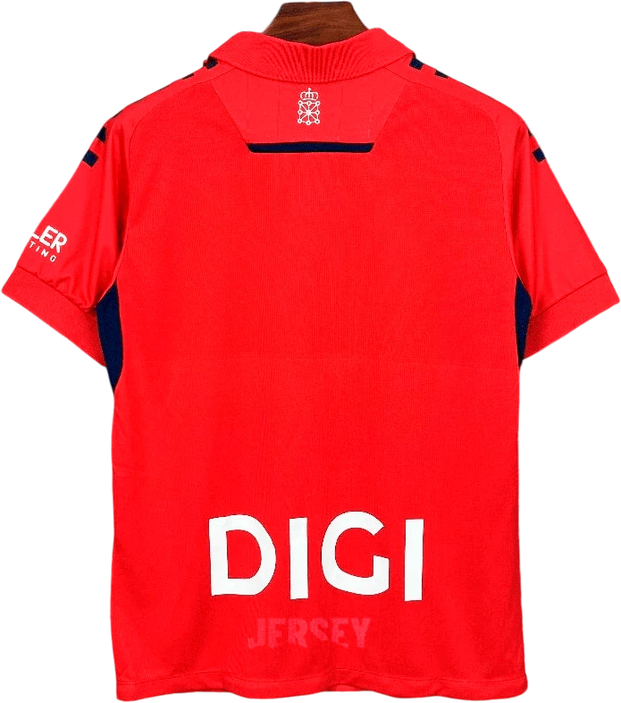 camiseta del osasuna 2025 26 local reverso