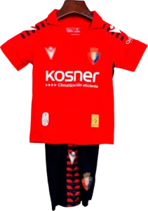 camiseta del osasuna 2025 26 versión infantil local