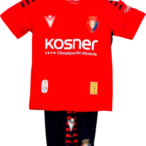 camiseta del osasuna 2025 26 versión infantil local