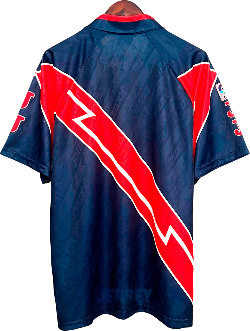 camiseta rayo vallecano 1997 98 visitante reverso