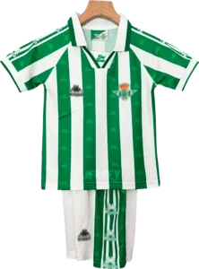 camiseta retro real betis local 1995 versión infantil