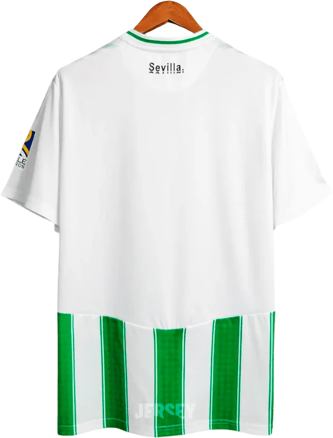 camiseta retro real betis 2023 24 reverso