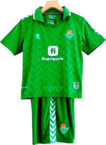 camiseta retro real betis 2023 24 visitante versión infantil