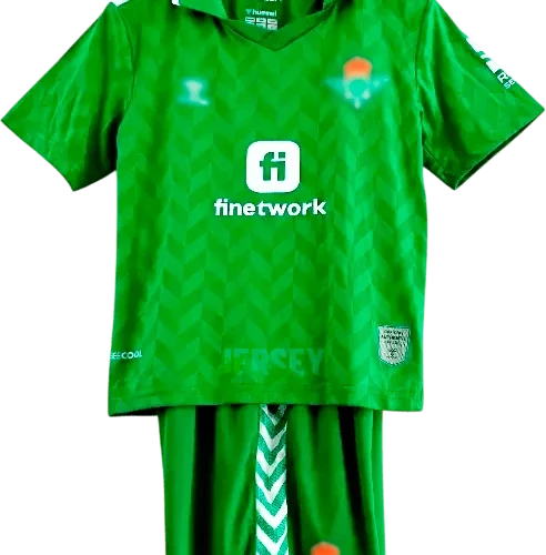camiseta retro real betis 2023 24 visitante versión infantil