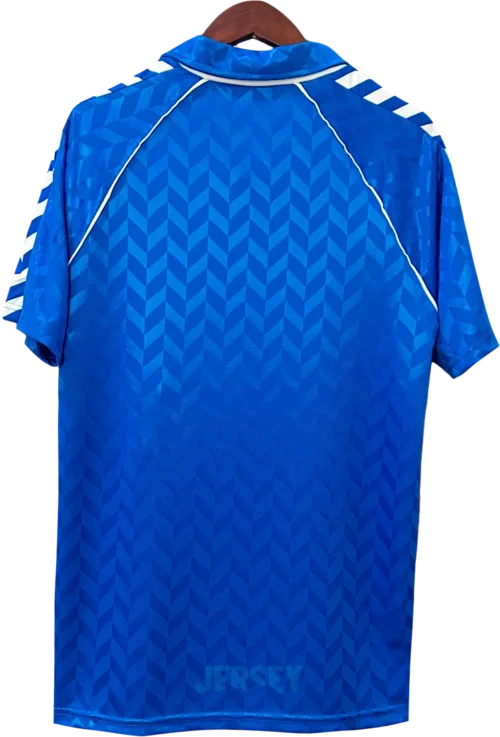 Camiseta del real madrid retro 1986 visitante reverso