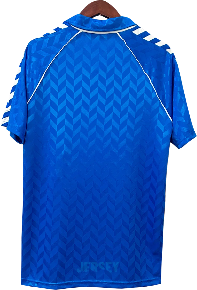 Camiseta del real madrid retro 1986 visitante reverso