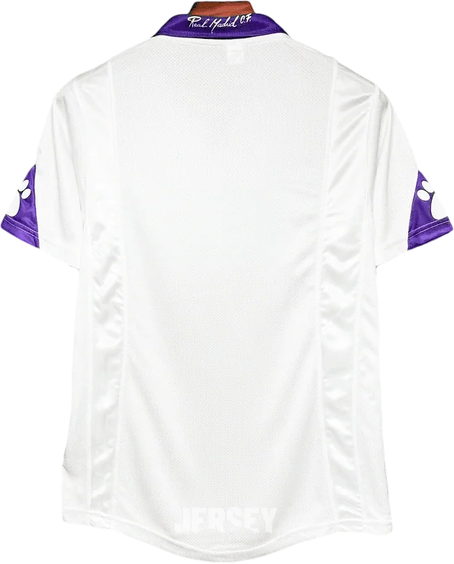camiseta real madrid 1997 reverso