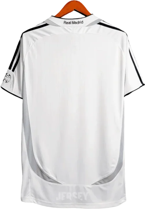 camiseta retro real madrid 2006 reverso
