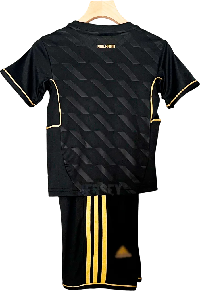 camiseta retro real madrid 2011 versión infantil visitante reverso