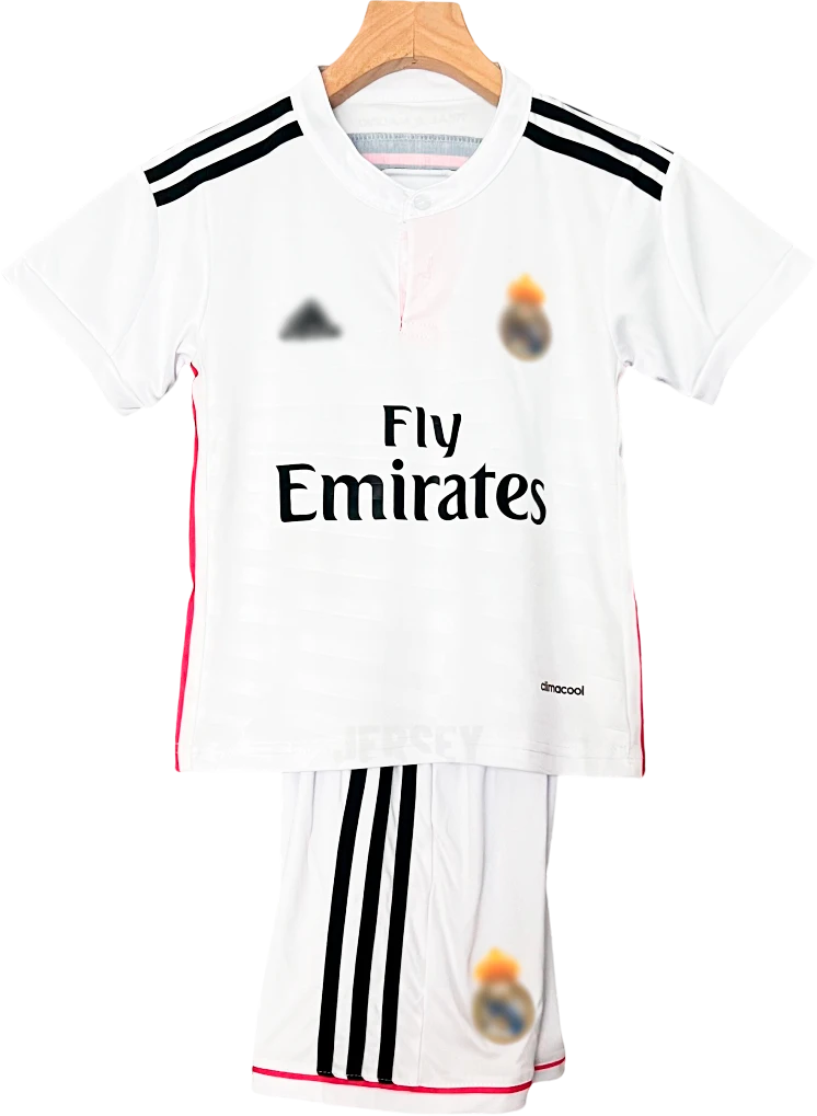 camiseta retro real madrid 2014 versión infantil