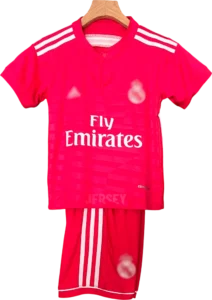 camiseta retro real madrid 2014 versión infantil visitante