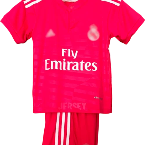 camiseta retro real madrid 2014 versión infantil visitante
