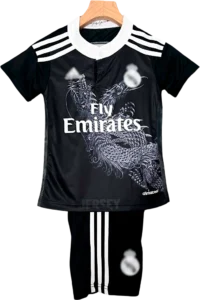 camiseta retro real madrid 2014 versión infantil tercera