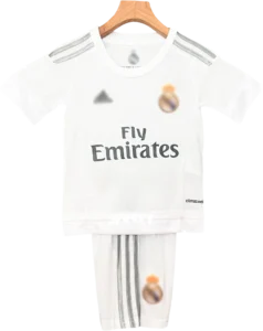 camiseta retro real madrid 2015 versión infantil