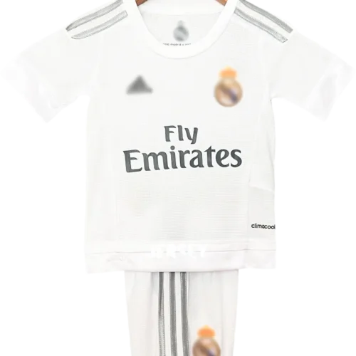 camiseta retro real madrid 2015 versión infantil