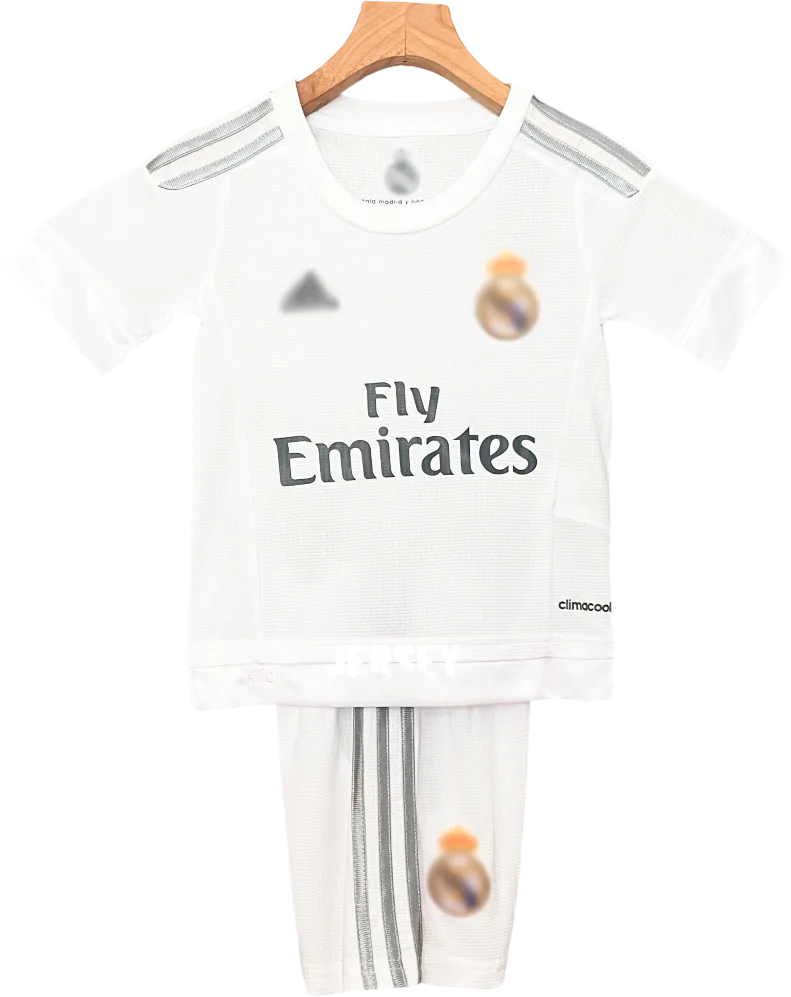 camiseta retro real madrid 2015 versión infantil