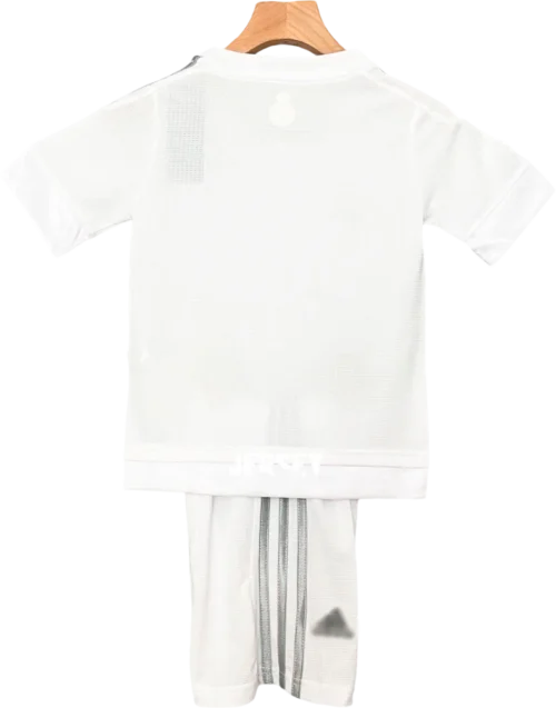 camiseta retro real madrid 2015 versión infantil reverso