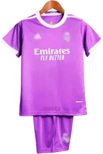 camiseta retro real madrid 2016 versión infantil visitante