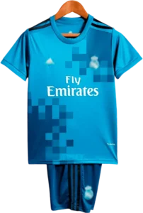 camiseta retro real madrid 2017 versión infantil tercera