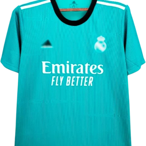 camiseta retro real madrid 2021 tercera