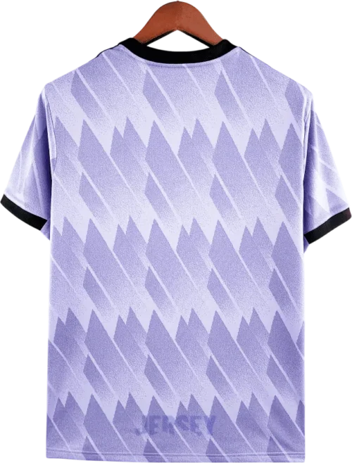 camiseta retro real madrid 2022 visitante reverso