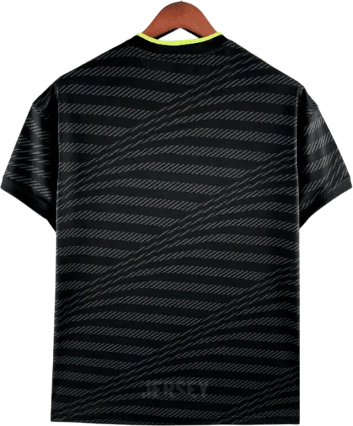 camiseta retro real madrid 2022 tercera reverso