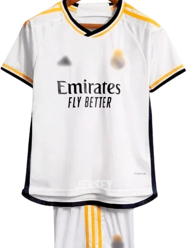 camiseta retro real madrid 2023 versión infantil
