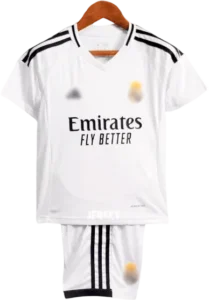 camiseta retro real madrid 2024 versión infantil