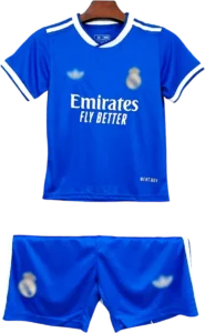 camiseta retro real madrid 2025 versión infantil tercera