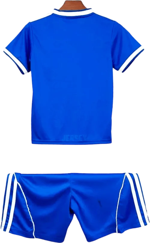 camiseta retro real madrid 2025 versión infantil tercera reverso