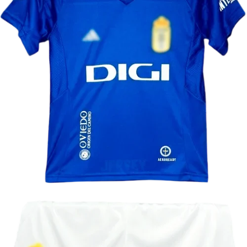 camiseta real oviedo versión infantil 2024 25
