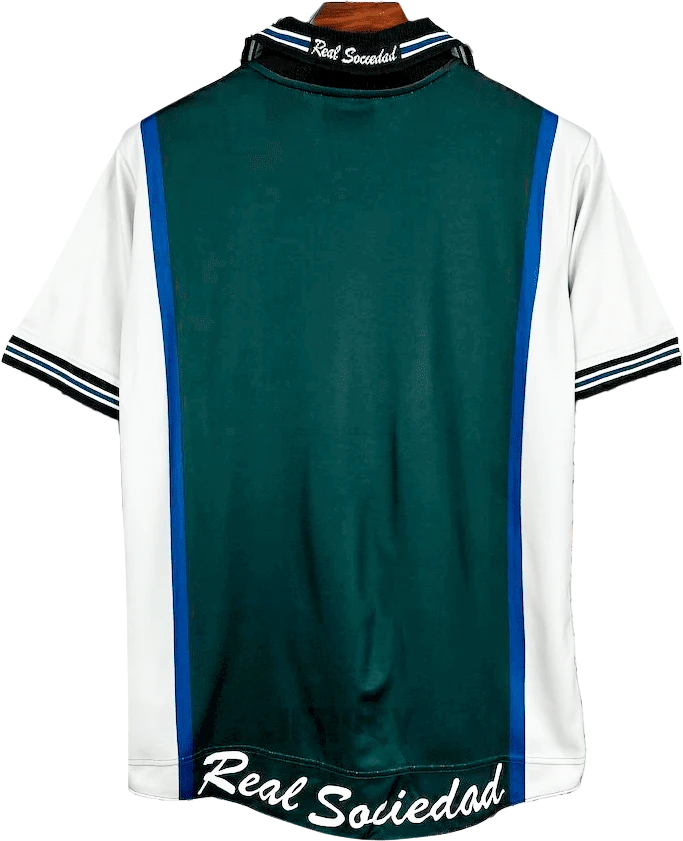 camiseta real sociedad 2000 02 visitante reverso