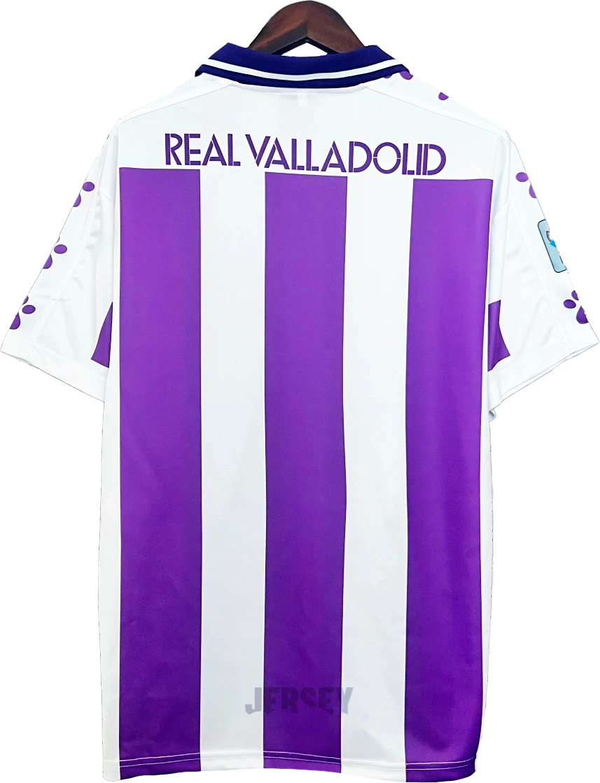 camiseta real valladolid 1995 96 reverso