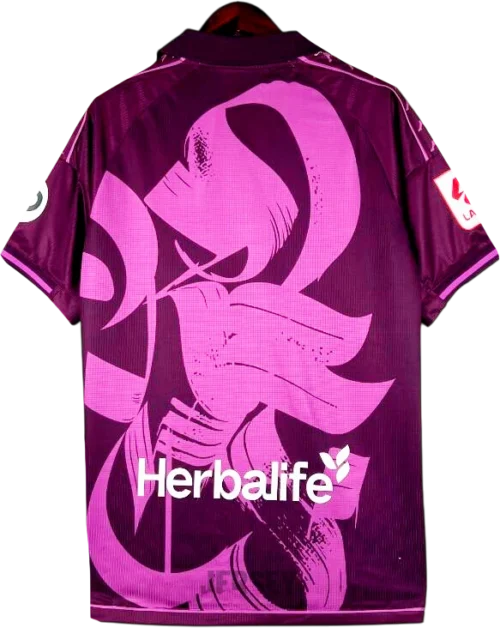 camiseta real valladolid 2023 24 visitante reverso