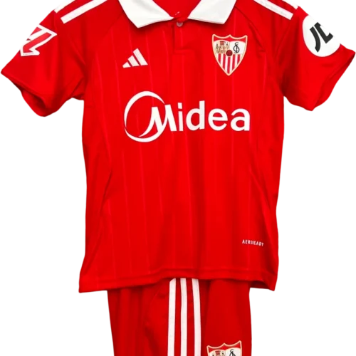 camiseta sevilla 2025 26 versión infantil visitante