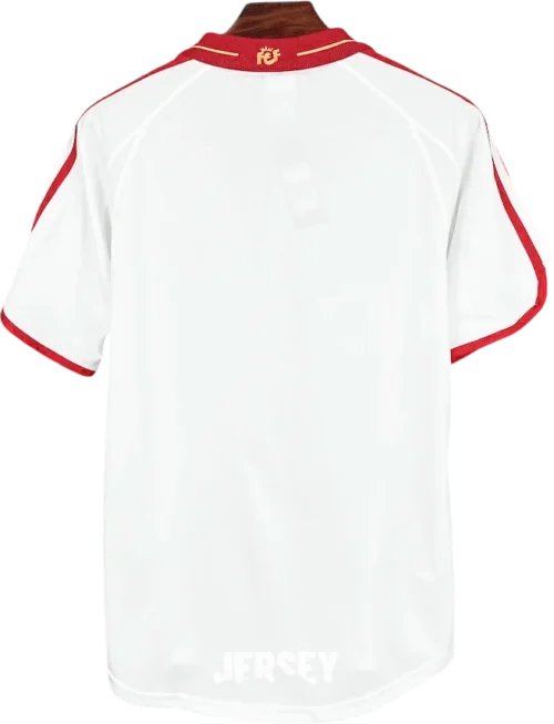 camiseta españa 2000 visitante reverso