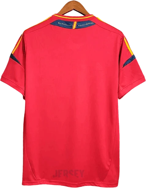 camiseta españa 2012 local reverso