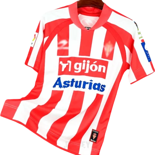 camiseta sporting de gijón 2008 09