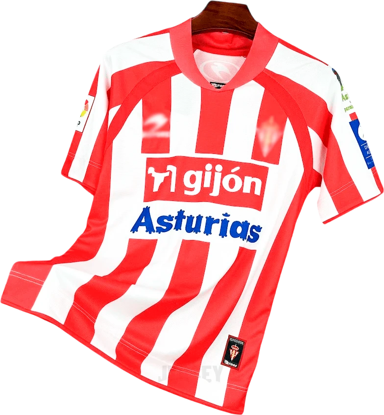 Camiseta Sporting de Gijón 2008-09 Local