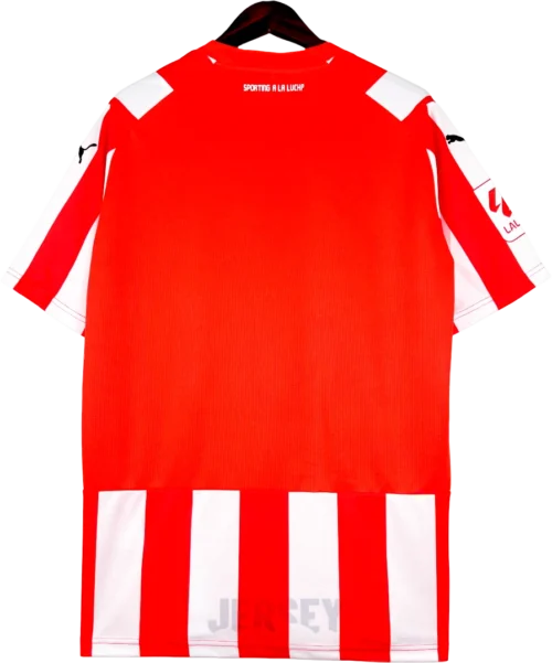 camiseta sporting de gijón 2023 24 reverso