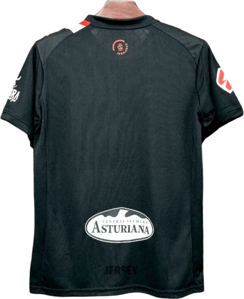 camiseta sporting de gijón 2025 26 visitante reverso