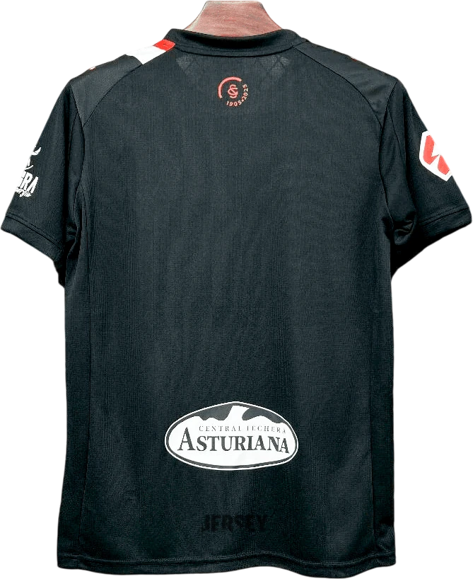 camiseta sporting de gijón 2025 26 visitante reverso