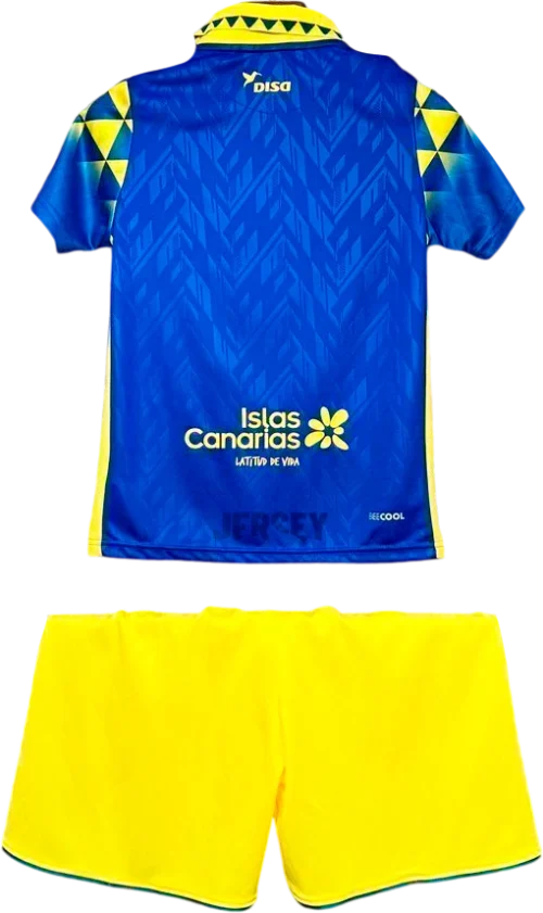 camiseta ud las palmas 2024 25 versión infantil visitante reverso