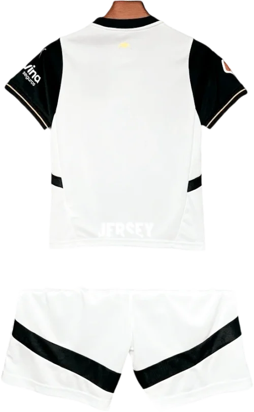 camiseta valencia 2024 25 versión infantil reverso