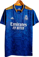 camiseta retro real madrid 2021 visitante