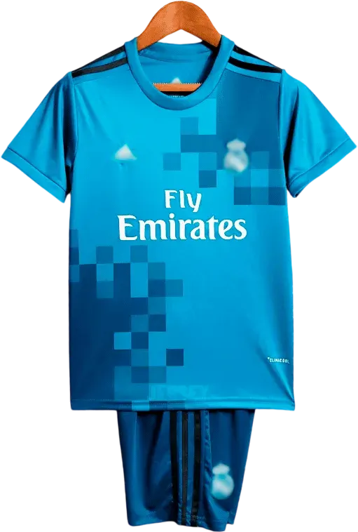 Camiseta Real Madrid 2017-18 Versión Infantil Tercera