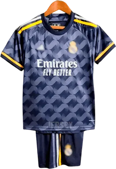 Camiseta Real Madrid 2023-24 Versión Infantil Visitante