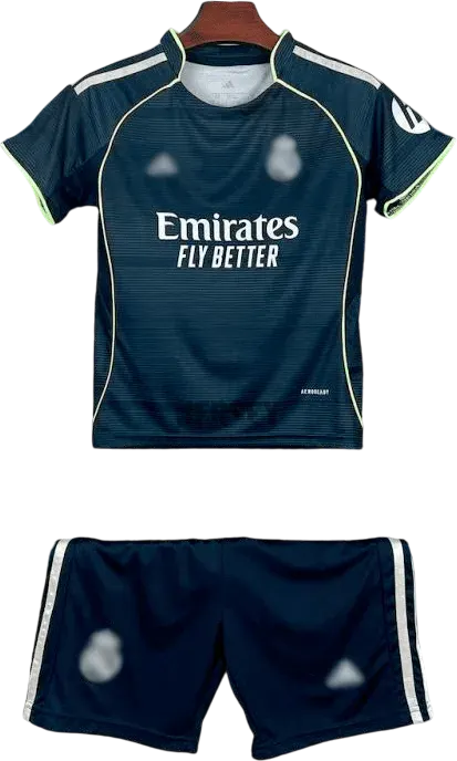 Camiseta Real Madrid 2025-26 Versión Infantil Visitante